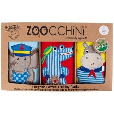 Zoocchini Majtki Treningowe Chłopięce Maritime Mates 3-4 lata Zoocchini Majtki Treningowe Chłopięce Maritime Mates 3-4 lata