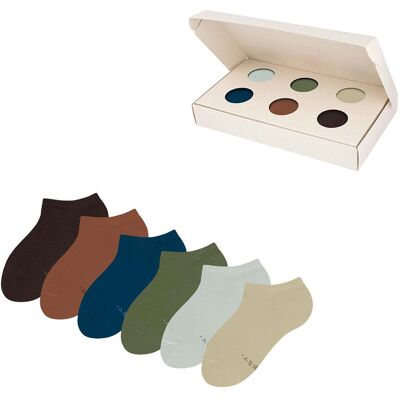 ZOOKSY zestaw klasycznych skarpetek stopek dla dzieci r.30-35 6 par, krótkie skarpetki dziecięce - EARTH BOX ZOOKSY zestaw klasycznych skarpetek stopek dla dzieci r.30-35 6 par, krótkie skarpetki dziecięce - EARTH BOX