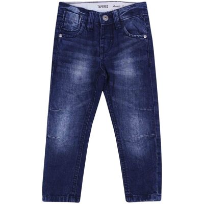 sarcia.eu Zwężane, granatowe jeansy DENIM CO 3-4 lat 104 cm sarcia.eu Zwężane, granatowe jeansy DENIM CO 3-4 lat 104 cm