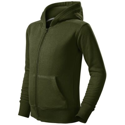 MALFINI Bluza Dziecięca Trendy Zipper (Military) Bluza Dziecięca Trendy Zipper (Military) - 158 Cm/12 Lat MALFINI Bluza Dziecięca Trendy Zipper (Military) Bluza Dziecięca Trendy Zipper (Military) - 158 Cm/12 Lat