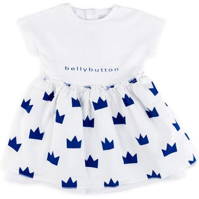 Dziewczęca Sukienka Z Nadrukiem Biała Bellybutton R.80 Dziewczęca Sukienka Z Nadrukiem Biała Bellybutton R.80