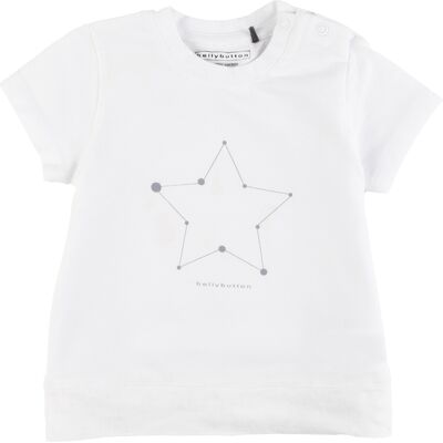 Niemowlęcy T-Shirt Gwiazdka Biały Bellybutton R.68 Niemowlęcy T-Shirt Gwiazdka Biały Bellybutton R.68