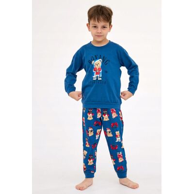 Piżama Boy Kids Dr 593/178 Boxer - Jeans, 116 Cornette Piżama Boy Kids Dr 593/178 Boxer - Jeans, 116 Cornette