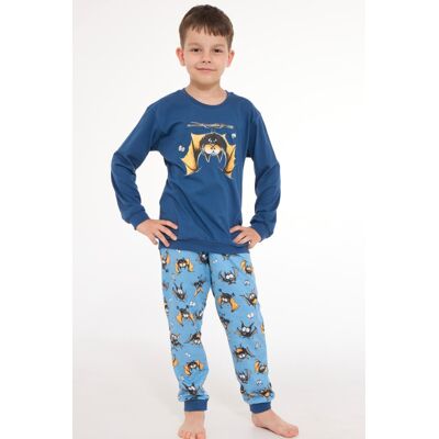 Piżama Boy Kids Dr 593/188 Bat 3 - Jeans, 110-116 Cornette Piżama Boy Kids Dr 593/188 Bat 3 - Jeans, 110-116 Cornette