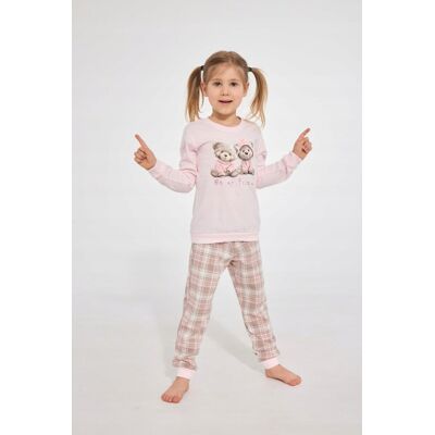 Piżama Girl Kids Dr 594/202 Be My Friend - Róż, 128 Cornette Piżama Girl Kids Dr 594/202 Be My Friend - Róż, 128 Cornette