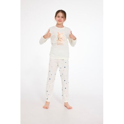 Piżama Girl Young Dr 592/201 Sleeping - Ecri, 164 Cornette Piżama Girl Young Dr 592/201 Sleeping - Ecri, 164 Cornette