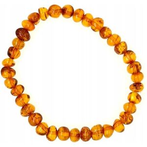 Ambermark Bransoletka bursztyn bałtycki nierówna koniak Ambermark Bransoletka bursztyn bałtycki nierówna koniak