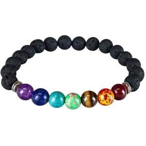 Generic Bransoletka Chakra ze srebrnymi detalami Generic Bransoletka Chakra ze srebrnymi detalami