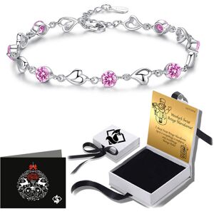 FoxyJewellery Bransoletka Damska Serce SREBRO 925 łańcuszek Prezent Dla Dziewczyny Mamy FoxyJewellery Bransoletka Damska Serce SREBRO 925 łańcuszek Prezent Dla Dziewczyny Mamy