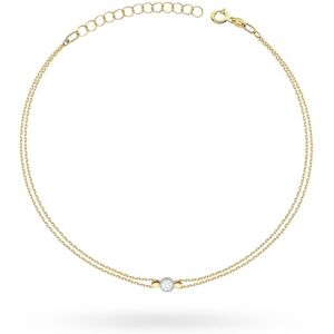Inny producent Bransoletka Diament 0,10ct żółte złoto pr. 585 Inny producent Bransoletka Diament 0,10ct żółte złoto pr. 585