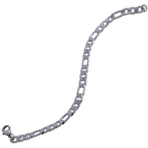 Colibra Bransoletka figaro prążki 21 cm(B22/MEN/42/1 STAL) Colibra Bransoletka figaro prążki 21 cm(B22/MEN/42/1 STAL)