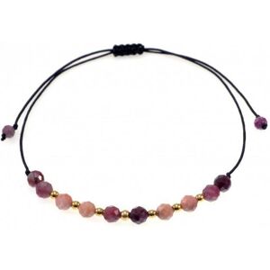 Inny producent Bransoletka Makrama Rubin 925 Inny producent Bransoletka Makrama Rubin 925
