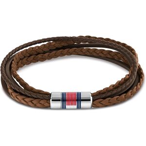 Bransoletka Męska Tommy Hilfiger Z Naturalnej Skóry W Kolorze Brązowym - Stylowy Dodatek Dla Mężczyzn Bransoletka Męska Tommy Hilfiger Z Naturalnej Skóry W Kolorze Brązowym - Stylowy Dodatek Dla Mężczyzn