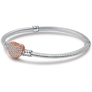 Yongsu Bransoletka modułowa posrebrzana Charms typu PANDORA SREBRO 925 Złote Serce 18 cm Yongsu Bransoletka modułowa posrebrzana Charms typu PANDORA SREBRO 925 Złote Serce 18 cm