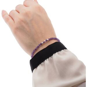 Skorulski Jewellery Bransoletka regulowana - Ametyst fasetowane kulki i srebro Skorulski Jewellery Bransoletka regulowana - Ametyst fasetowane kulki i srebro