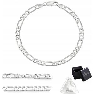 ulex premium Bransoletka Splot Figaro Srebro pr. 925 Elegancka dla Niej 21 cm x 8 mm ulex premium Bransoletka Splot Figaro Srebro pr. 925 Elegancka dla Niej 21 cm x 8 mm