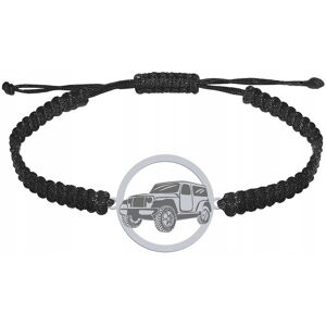Radziszewska Bransoletka Srebrna Jeep Makrama Prezent Biżuteria Srebro 925 GRAWER GRATIS Radziszewska Bransoletka Srebrna Jeep Makrama Prezent Biżuteria Srebro 925 GRAWER GRATIS