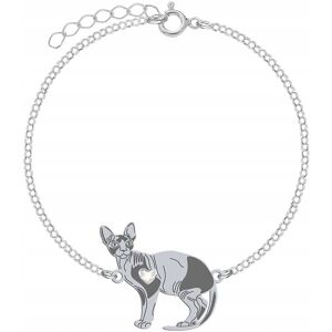 Radziszewska Bransoletka Srebrna Kot Sphynx 925 Prezent Łańcuszek Biżuteria GRAWER Radziszewska Bransoletka Srebrna Kot Sphynx 925 Prezent Łańcuszek Biżuteria GRAWER