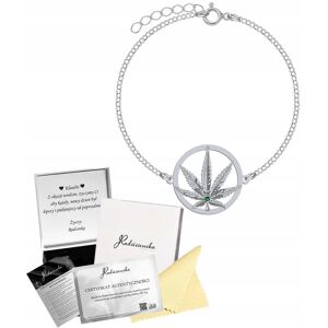 Radziszewska Bransoletka Srebrna MARIHUANA Liść Konopi SREBRO 925 Prezent GRAWER GRATIS Radziszewska Bransoletka Srebrna MARIHUANA Liść Konopi SREBRO 925 Prezent GRAWER GRATIS