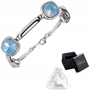 ulex premium Bransoletka srebrna pr. 925 Elegancka Damska Bransoletka Kryształ Air Blue ulex premium Bransoletka srebrna pr. 925 Elegancka Damska Bransoletka Kryształ Air Blue