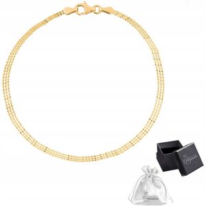 ulex premium Bransoletka srebrna pr. 925 Elegancka Złota Bransoleta Trzyrzędowa Kuleczki ulex premium Bransoletka srebrna pr. 925 Elegancka Złota Bransoleta Trzyrzędowa Kuleczki