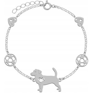 Radziszewska Bransoletka Srebrna z Jack Russell Terrier Krótkowłosy 925 Prezent GRAWER Radziszewska Bransoletka Srebrna z Jack Russell Terrier Krótkowłosy 925 Prezent GRAWER