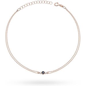 Inny producent Bransoletka Szafir 0,15ct różowe złoto pr. 585 Inny producent Bransoletka Szafir 0,15ct różowe złoto pr. 585