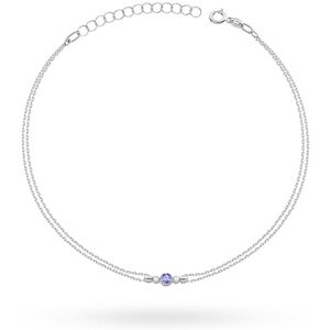 Inny producent Bransoletka Tanzanit 0,15ct białe złoto pr. 585 Inny producent Bransoletka Tanzanit 0,15ct białe złoto pr. 585