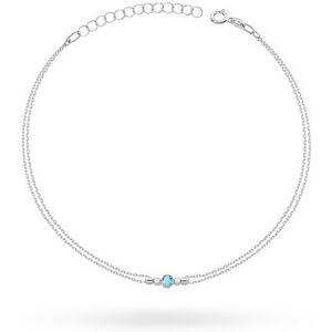 Inny producent Bransoletka Topaz 0,15ct białe złoto pr. 585 Inny producent Bransoletka Topaz 0,15ct białe złoto pr. 585