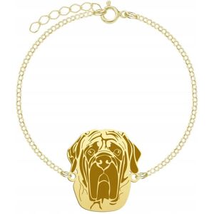 Radziszewska Bransoletka Złota z English Mastiff 925 Biżuteria Prezent Kobieta GRAWER Radziszewska Bransoletka Złota z English Mastiff 925 Biżuteria Prezent Kobieta GRAWER