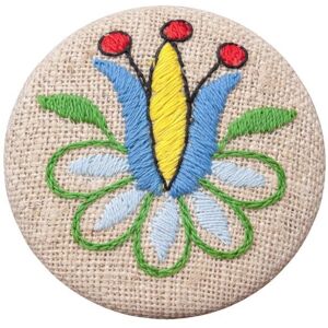 Czec Broszka haftowana kaszubska (tulipan) Czec Broszka haftowana kaszubska (tulipan)