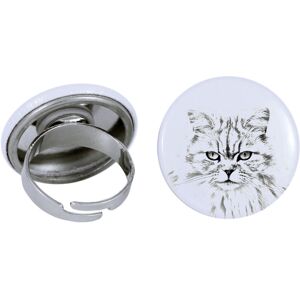 Brytyjski długowłosy - wyjątkowy pierścionek, handmade, biżuteria damska marki Art-Dog Brytyjski długowłosy - wyjątkowy pierścionek, handmade, biżuteria damska marki Art-Dog