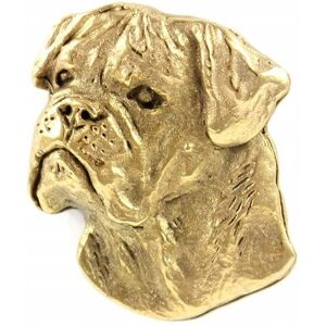 ART Bullmastif Bulmastiff pozłacany pin broszka ART Bullmastif Bulmastiff pozłacany pin broszka