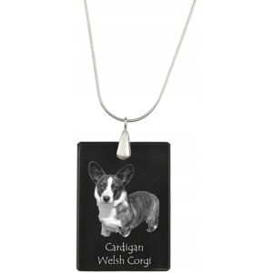 ART Cardigan Welsh Corgi I - kryształowa zawieszka z psem, srebrny naszyjnik ze ART Cardigan Welsh Corgi I - kryształowa zawieszka z psem, srebrny naszyjnik ze