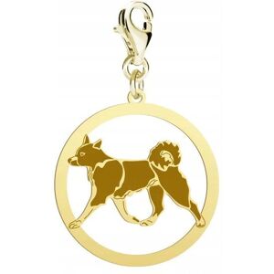 Radziszewska Charms Złoty Karelian Bear Dog 925 Biżuteria Prezent Kobieta DEDYKACJA Radziszewska Charms Złoty Karelian Bear Dog 925 Biżuteria Prezent Kobieta DEDYKACJA