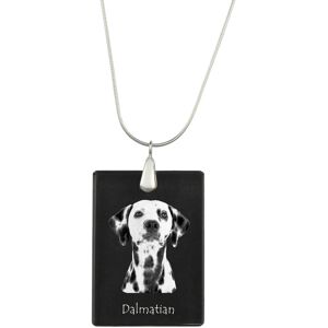 Dalmatyńczyk, Wyżeł dalmatyński - kryształowa zawieszka z psem, srebrny naszyjnik ze zdjęciem, personalizowany wisiorek marki Art-Dog Dalmatyńczyk, Wyżeł dalmatyński - kryształowa zawieszka z psem, srebrny naszyjnik ze zdjęciem, personalizowany wisiorek marki Art-Dog