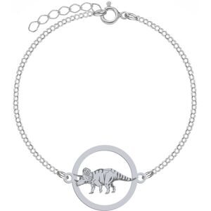 Radziszewska Bransoletka Srebrna Triceratops 925 Prezent Biżuteria Kobieta GRAWER GRATIS Radziszewska Bransoletka Srebrna Triceratops 925 Prezent Biżuteria Kobieta GRAWER GRATIS