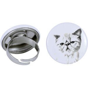 Egzotyczny krótkowłosy - wyjątkowy pierścionek, handmade, biżuteria damska marki Art-Dog Egzotyczny krótkowłosy - wyjątkowy pierścionek, handmade, biżuteria damska marki Art-Dog