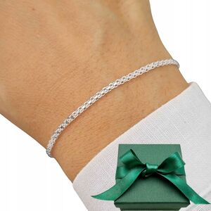 Abrasar Elegancka bransoletka srebrna 925 stylowy prezent dla niej na każdą okazję Abrasar Elegancka bransoletka srebrna 925 stylowy prezent dla niej na każdą okazję