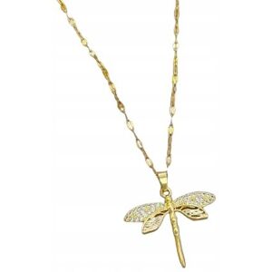 Inny producent Elegancki Naszyjnik łańcuszek z Ważką Ważka Złota Dragonfly Owad prezent Inny producent Elegancki Naszyjnik łańcuszek z Ważką Ważka Złota Dragonfly Owad prezent