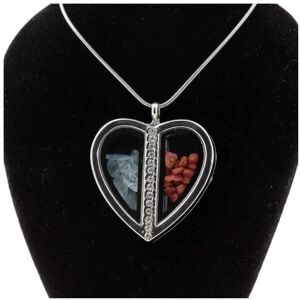Inny producent Kamienie i minerały. Naszyjnik Spinel + Surowy Akwamaryn. Model serca. Inny producent Kamienie i minerały. Naszyjnik Spinel + Surowy Akwamaryn. Model serca.