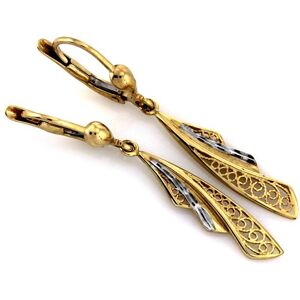Lovrin Kolczyki długie 375 eleganckie złote 2.03g Lovrin Kolczyki długie 375 eleganckie złote 2.03g
