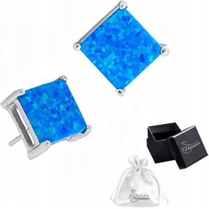 ulex premium Kolczyki srebrne pr. 925 Niebieski Opal Kwadrat ulex premium Kolczyki srebrne pr. 925 Niebieski Opal Kwadrat