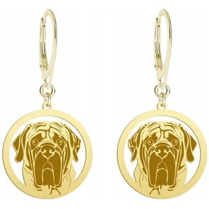 Radziszewska Kolczyki Złote z psem English Mastiff 925 Biżuteria Prezent Kobieta GRAWER Radziszewska Kolczyki Złote z psem English Mastiff 925 Biżuteria Prezent Kobieta GRAWER