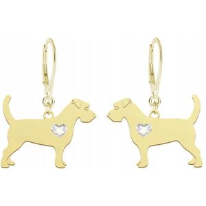 Radziszewska Kolczyki Złote z psem Jack Russell Terrier Szorstkowłosy 925 Kobieta GRAWER Radziszewska Kolczyki Złote z psem Jack Russell Terrier Szorstkowłosy 925 Kobieta GRAWER