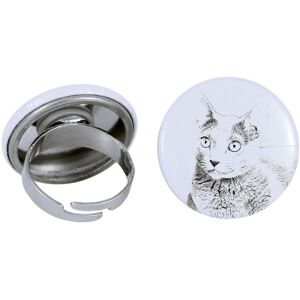 Kot rosyjski niebieski - wyjątkowy pierścionek, handmade, biżuteria damska marki Art-Dog Kot rosyjski niebieski - wyjątkowy pierścionek, handmade, biżuteria damska marki Art-Dog