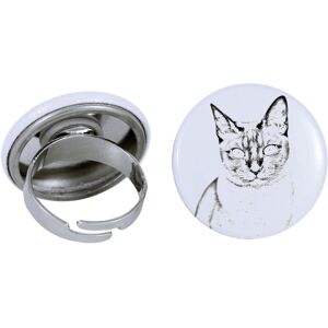 Kot tonkijski - wyjątkowy pierścionek, handmade, biżuteria damska marki Art-Dog Kot tonkijski - wyjątkowy pierścionek, handmade, biżuteria damska marki Art-Dog