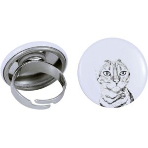 Kot toyger - wyjątkowy pierścionek, handmade, biżuteria damska marki Art-Dog Kot toyger - wyjątkowy pierścionek, handmade, biżuteria damska marki Art-Dog