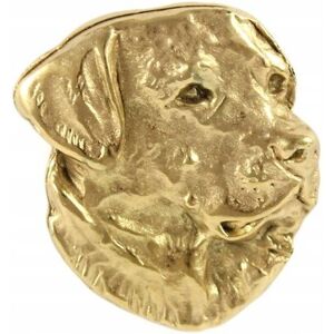 ART Labrador Retriever pozłacany pin broszka ART Labrador Retriever pozłacany pin broszka
