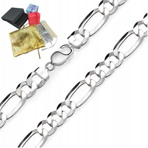 Pikam Silver Łańcuszek Srebrny 925 Figaro Modny Naszyjnik Damski Męski 55 cm x Splot 2mm Pikam Silver Łańcuszek Srebrny 925 Figaro Modny Naszyjnik Damski Męski 55 cm x Splot 2mm